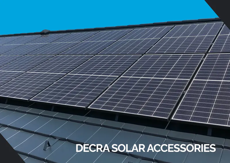 DECRA Solar Accessories: Solarmodule auf einem DECRA-Dach