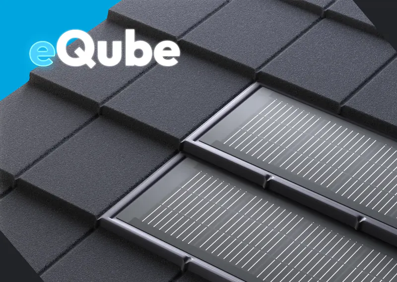 DECRA eQube: Dachplatten mit integrierten Solarzellen